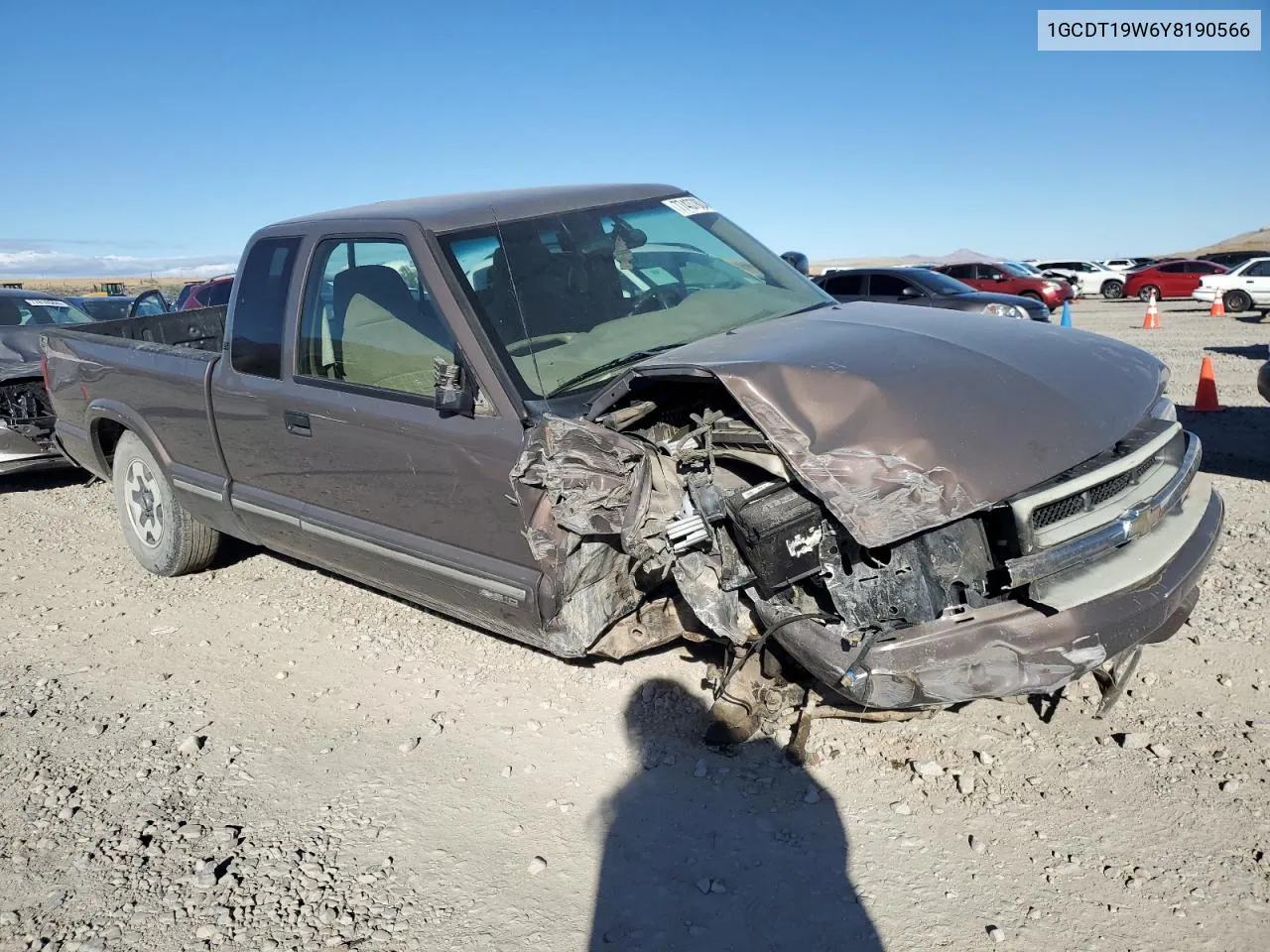 2000 Chevrolet S Truck S10 VIN: 1GCDT19W6Y8190566 Lot: 77437804