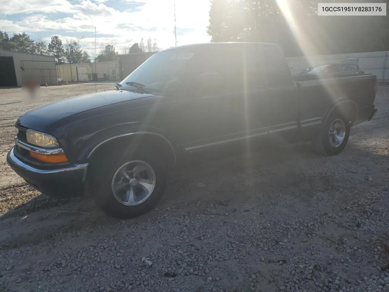 2000 Chevrolet S Truck S10 VIN: 1GCCS1951Y8283176 Lot: 79013834