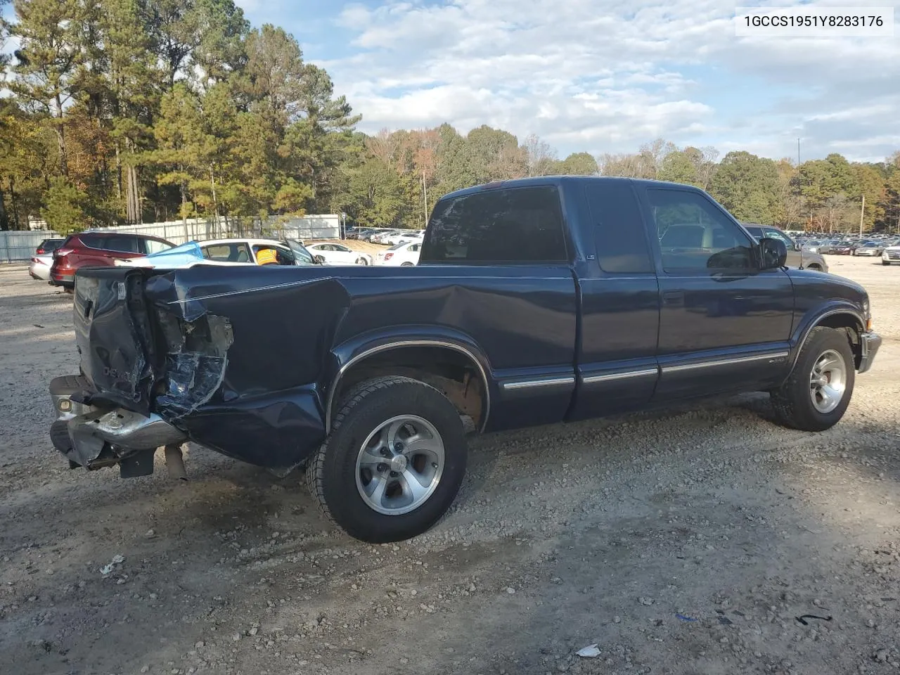 2000 Chevrolet S Truck S10 VIN: 1GCCS1951Y8283176 Lot: 79013834