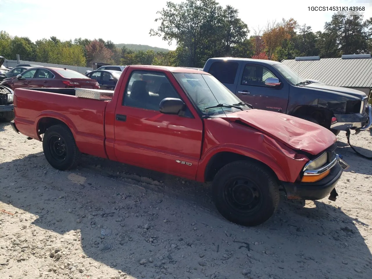 1GCCS14531K143968 2001 Chevrolet S Truck S10