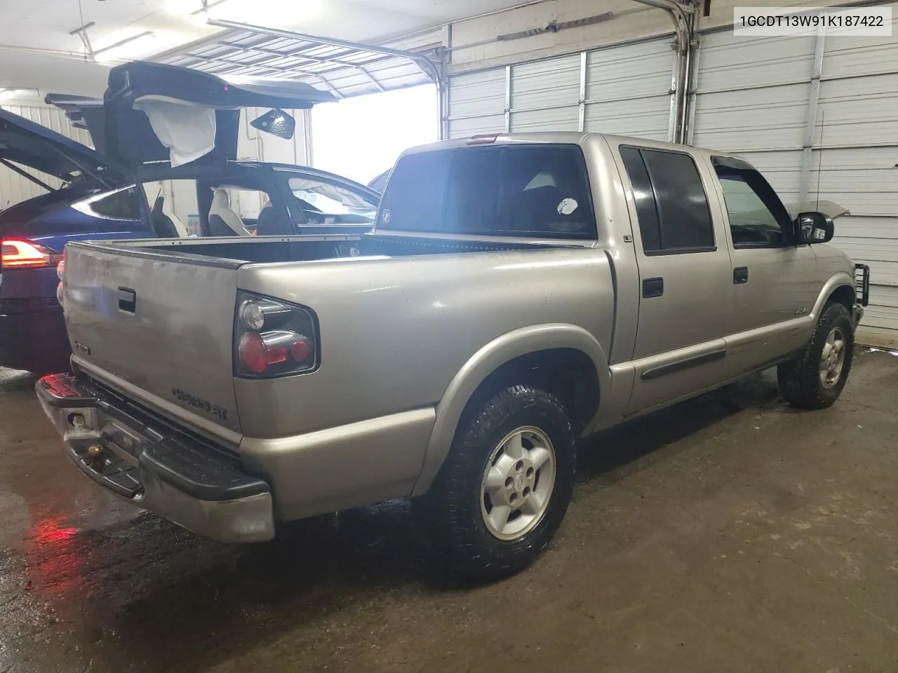 2001 Chevrolet S Truck S10 VIN: 1GCDT13W91K187422 Lot: 72997884