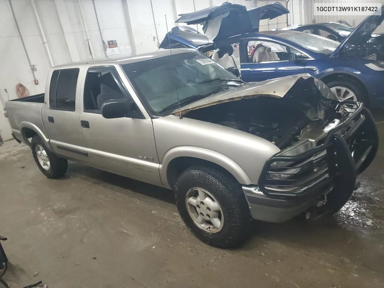 2001 Chevrolet S Truck S10 VIN: 1GCDT13W91K187422 Lot: 72997884