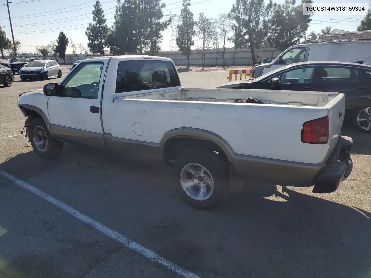 2001 Chevrolet S Truck S10 VIN: 1GCCS14W318159304 Lot: 73798854