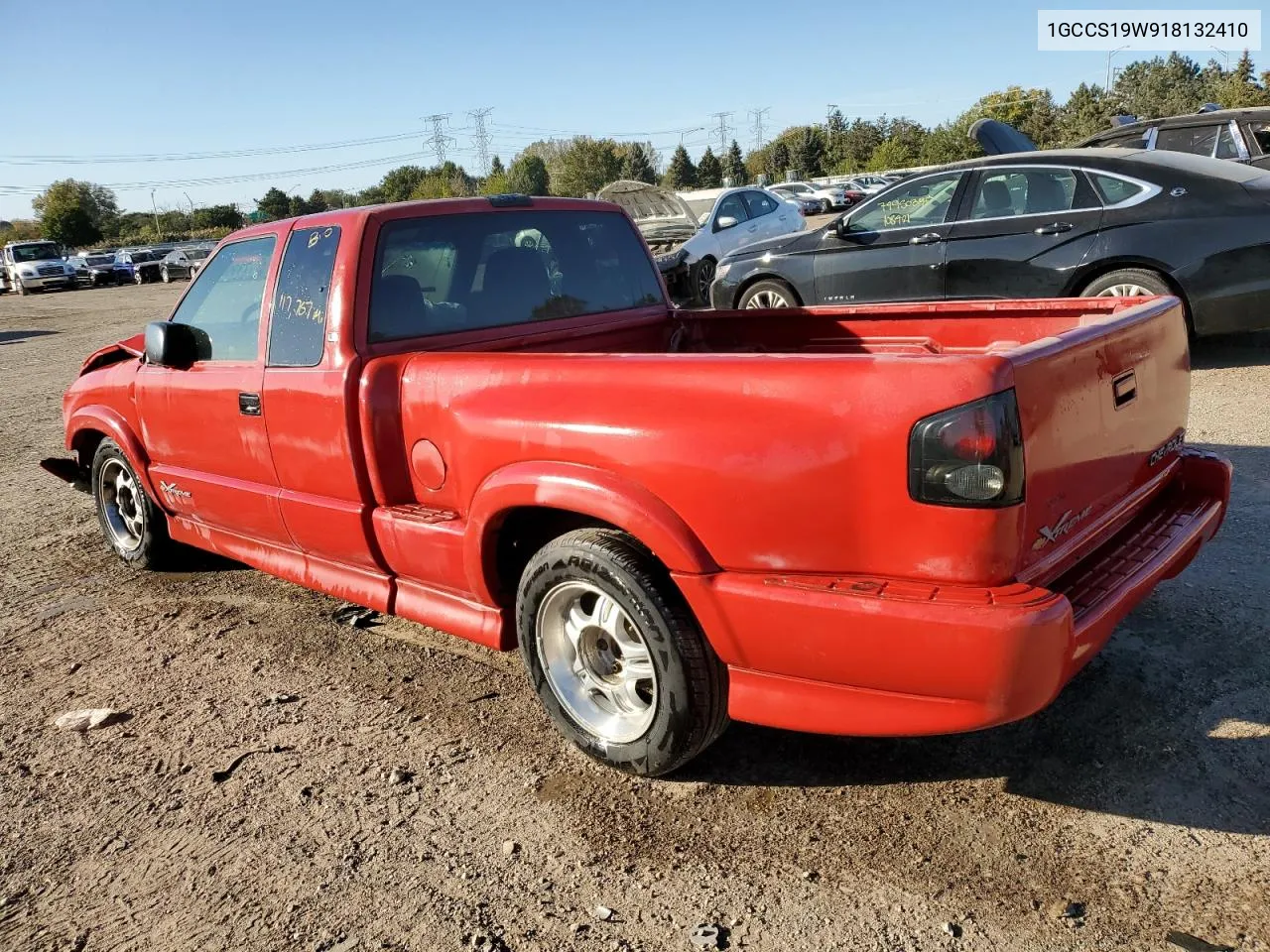 2001 Chevrolet S Truck S10 VIN: 1GCCS19W918132410 Lot: 73995524