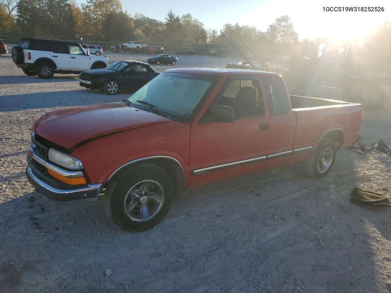 2001 Chevrolet S Truck S10 VIN: 1GCCS19W318252526 Lot: 75535554