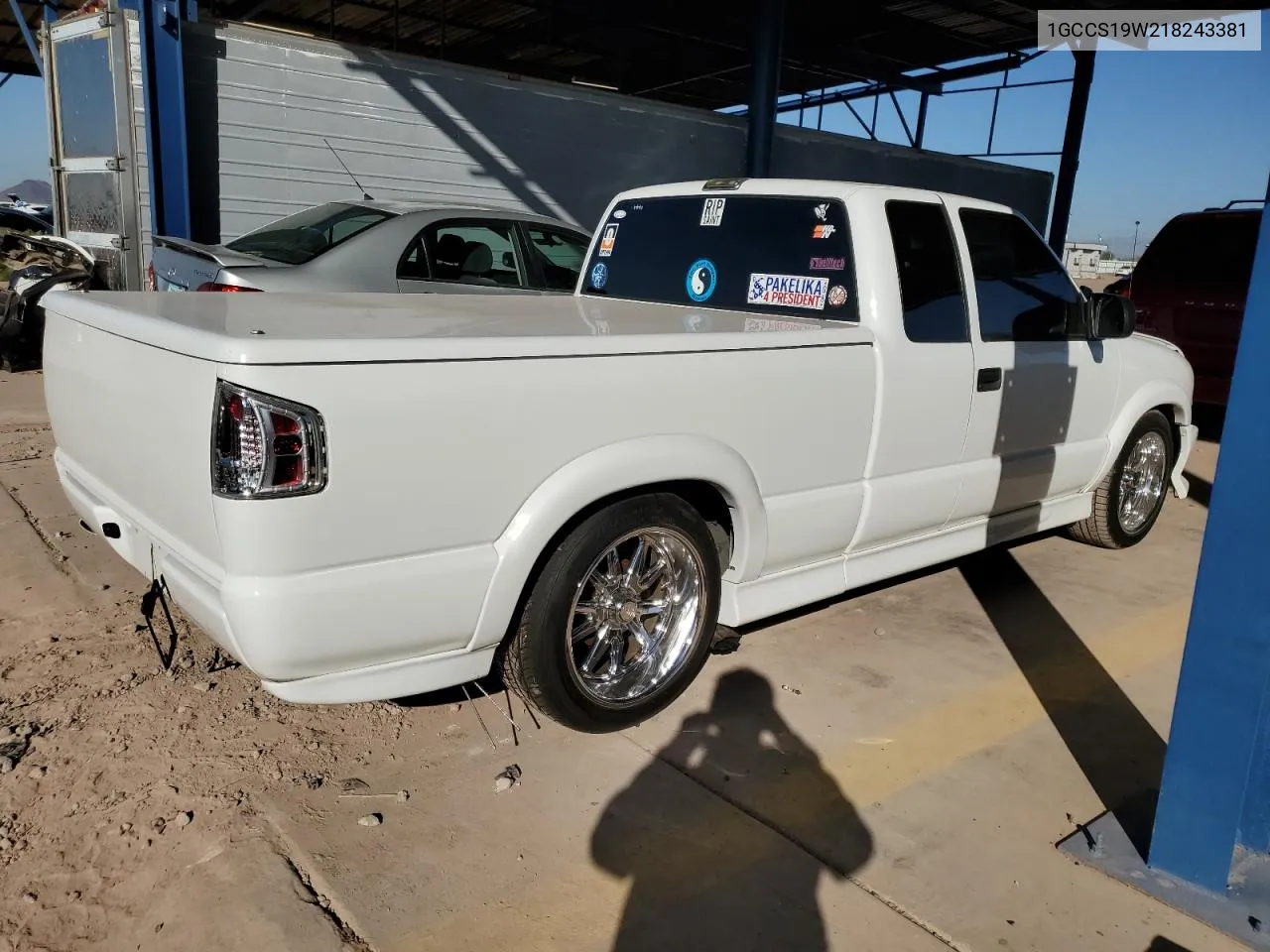 2001 Chevrolet S Truck S10 VIN: 1GCCS19W218243381 Lot: 79975744