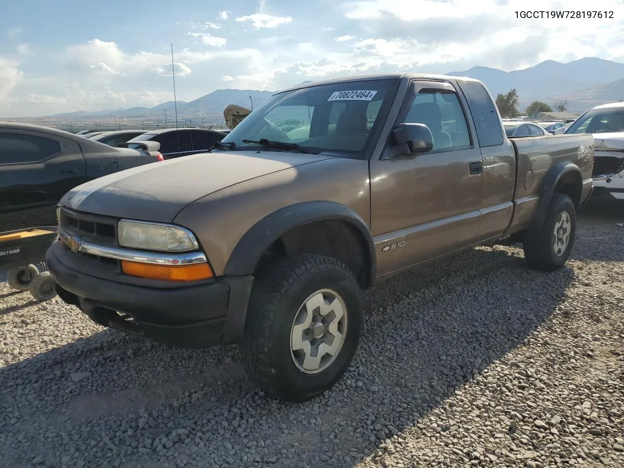 2002 Chevrolet S Truck S10 VIN: 1GCCT19W728197612 Lot: 70822464