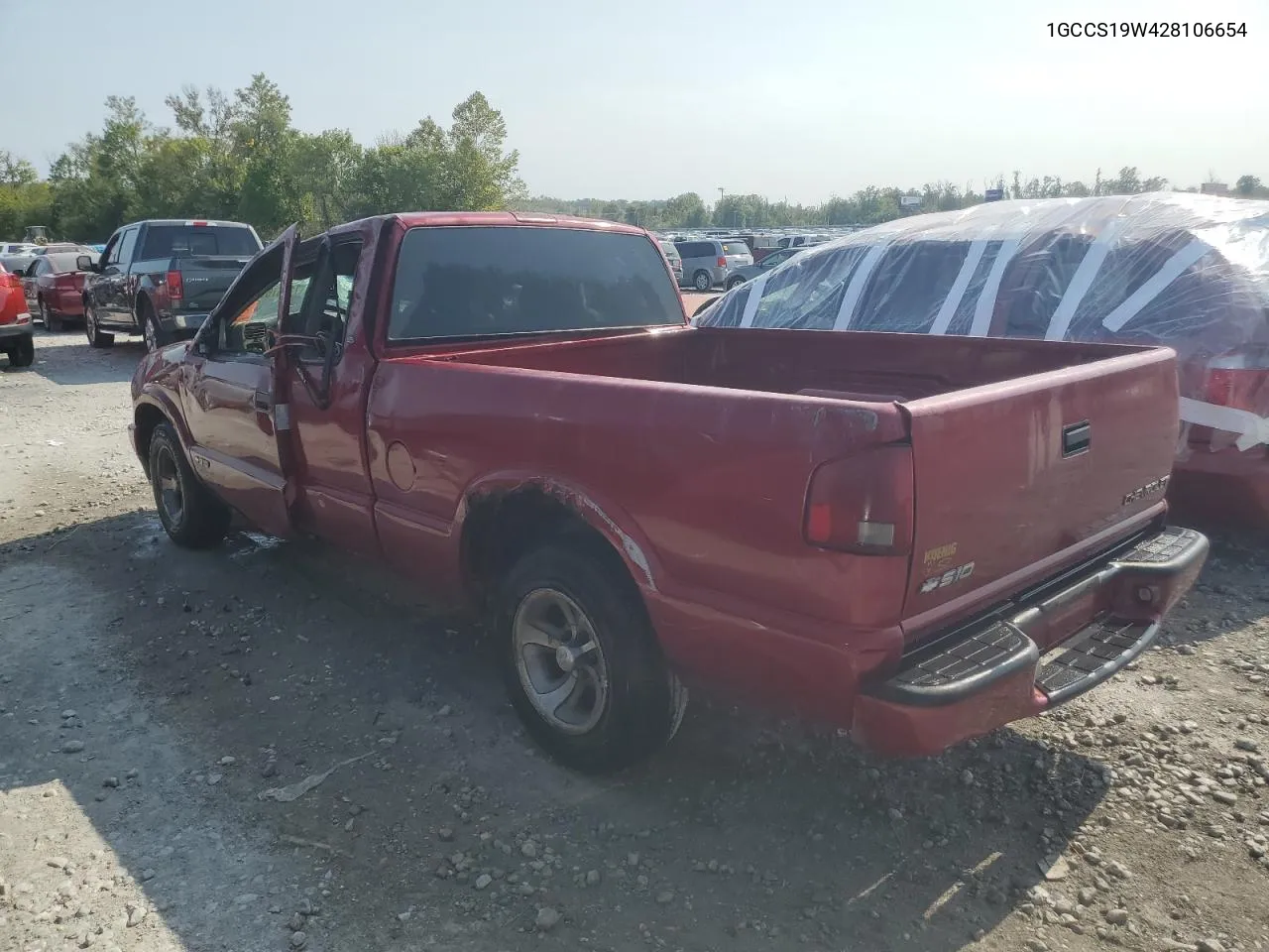 2002 Chevrolet S Truck S10 VIN: 1GCCS19W428106654 Lot: 71067674