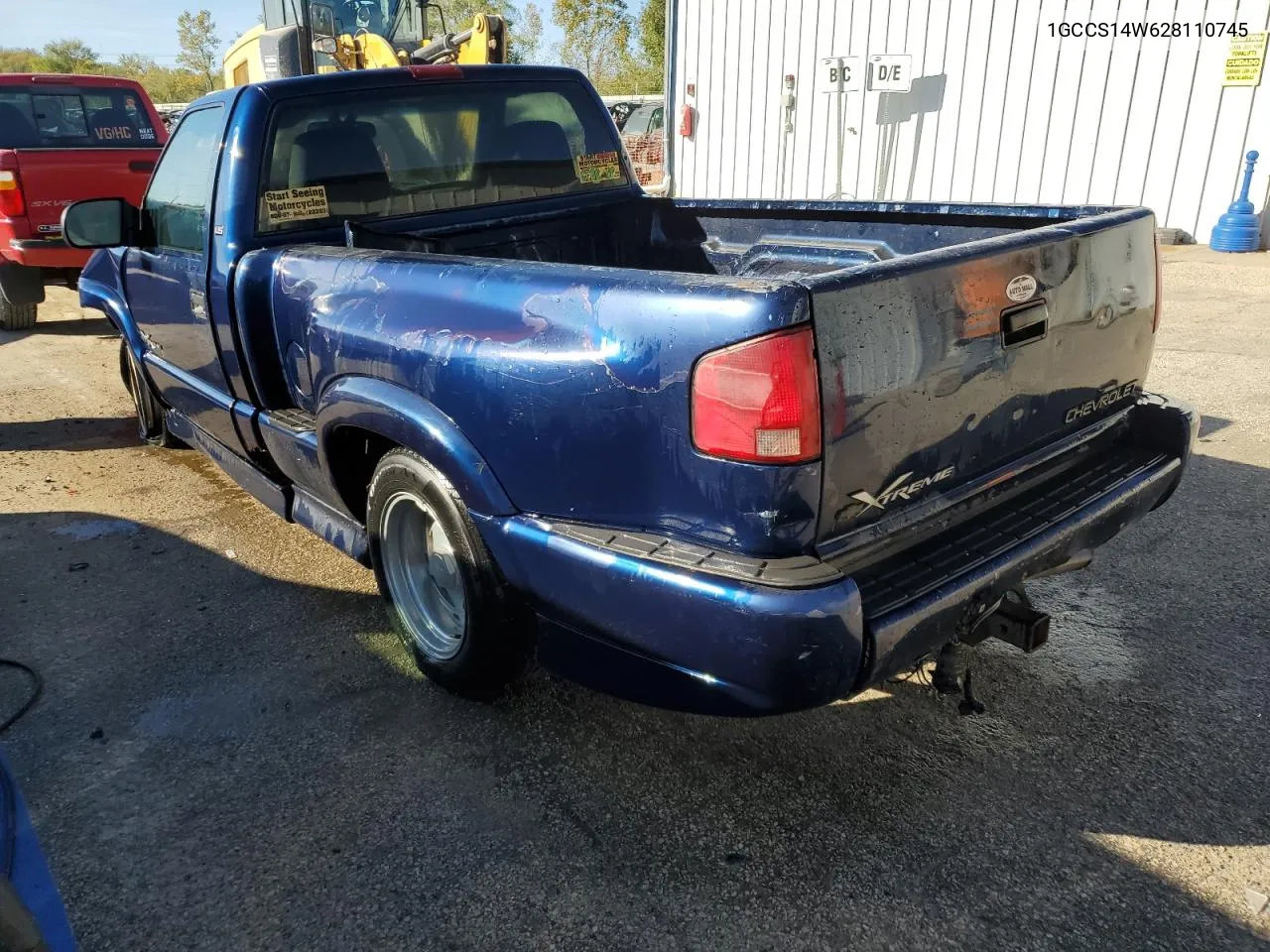 2002 Chevrolet S Truck S10 VIN: 1GCCS14W628110745 Lot: 73733774