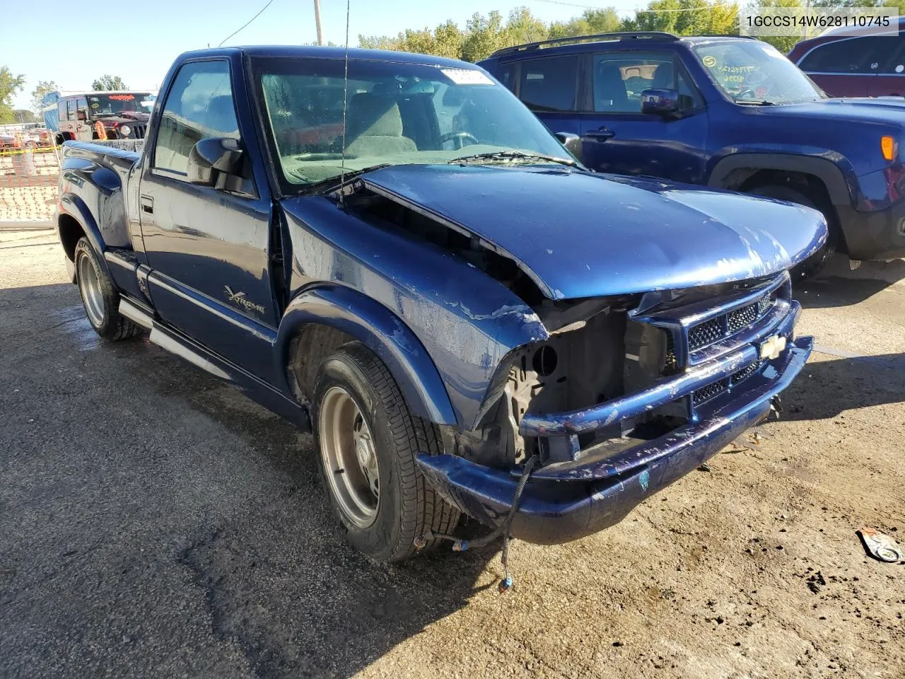 1GCCS14W628110745 2002 Chevrolet S Truck S10