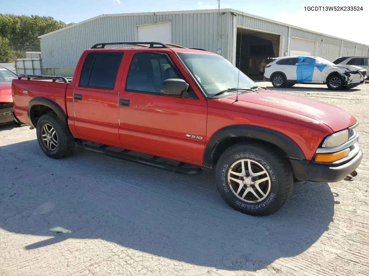 2002 Chevrolet S Truck S10 VIN: 1GCDT13W52K233524 Lot: 75771084