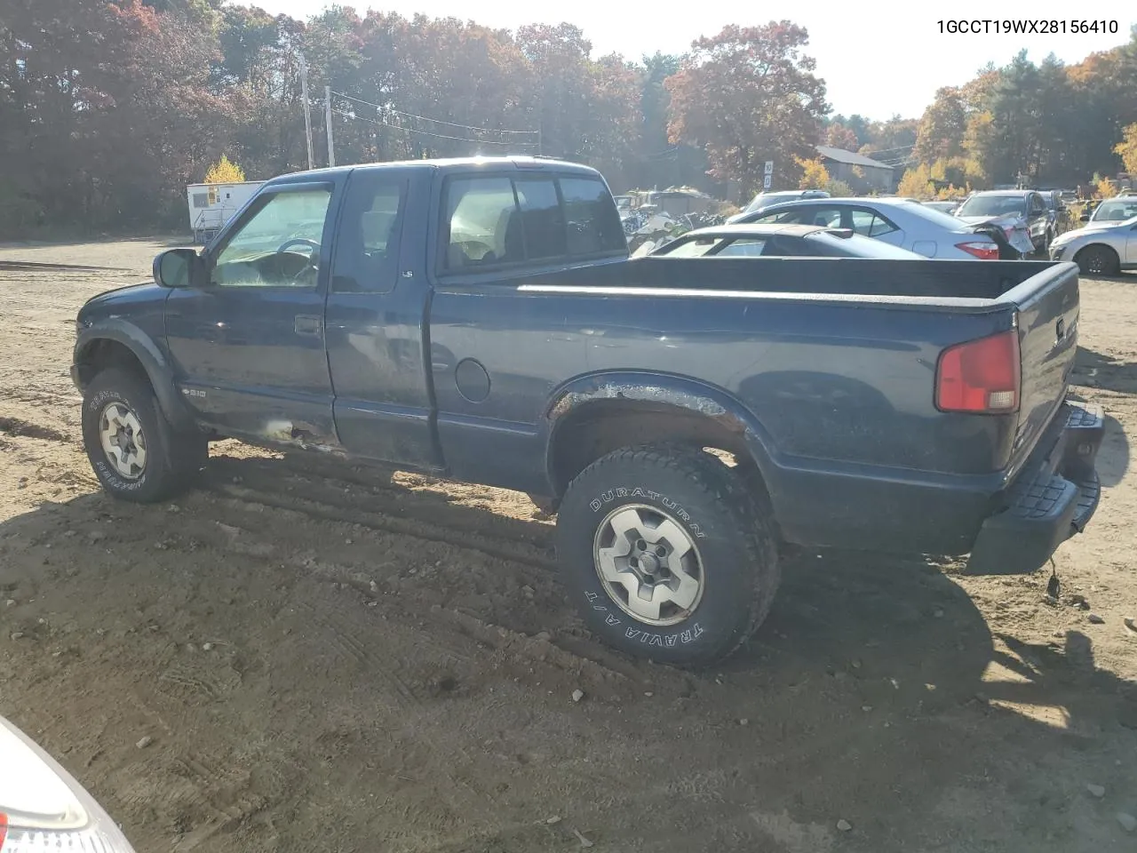 2002 Chevrolet S Truck S10 VIN: 1GCCT19WX28156410 Lot: 77406074