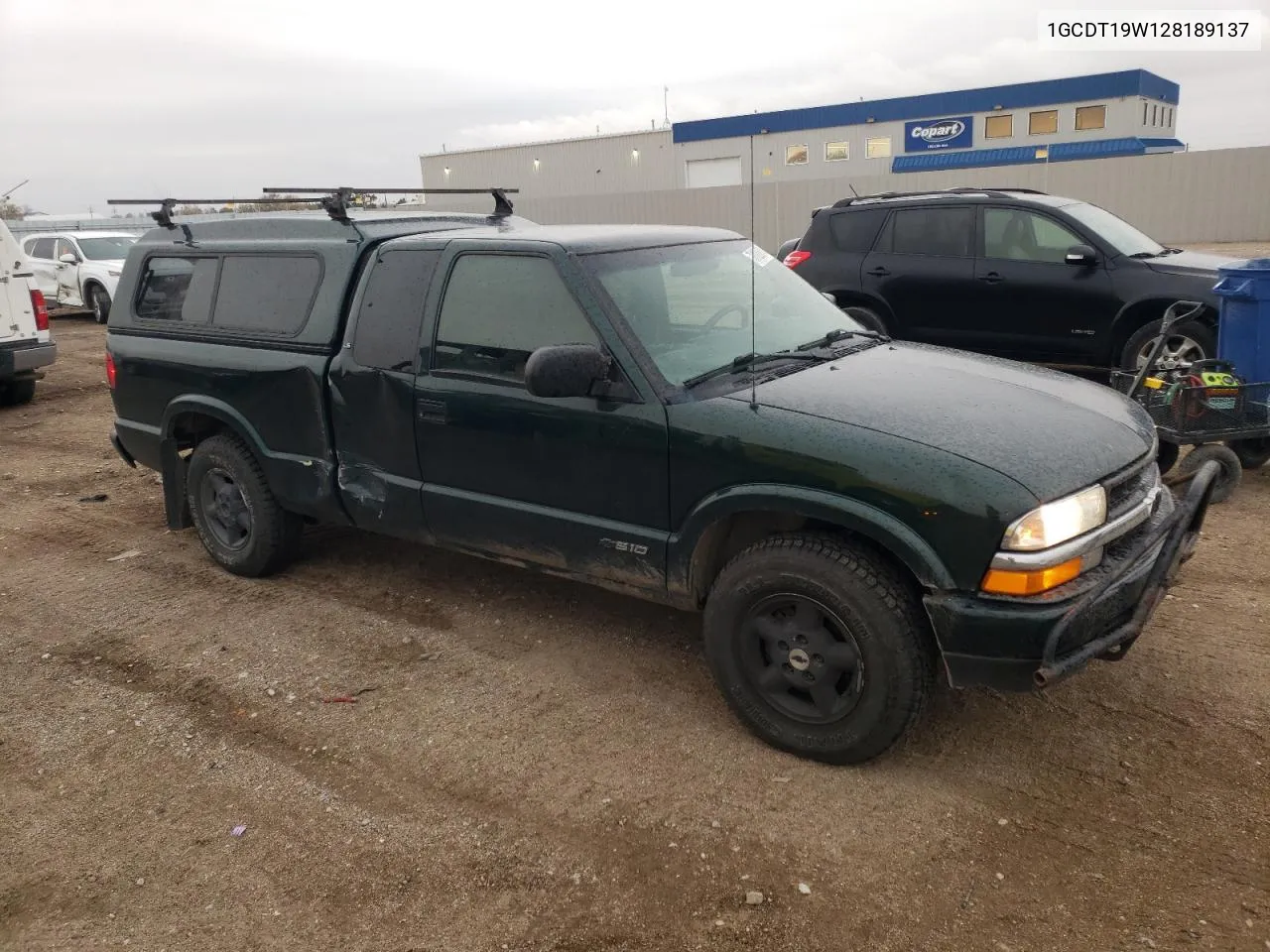 2002 Chevrolet S Truck S10 VIN: 1GCDT19W128189137 Lot: 78122874