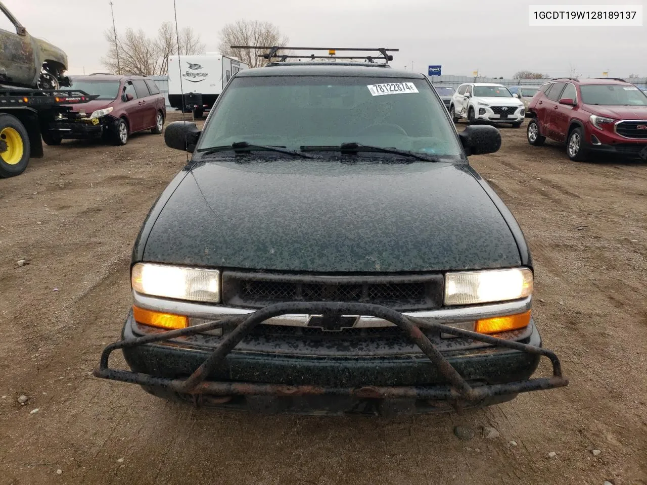 2002 Chevrolet S Truck S10 VIN: 1GCDT19W128189137 Lot: 78122874