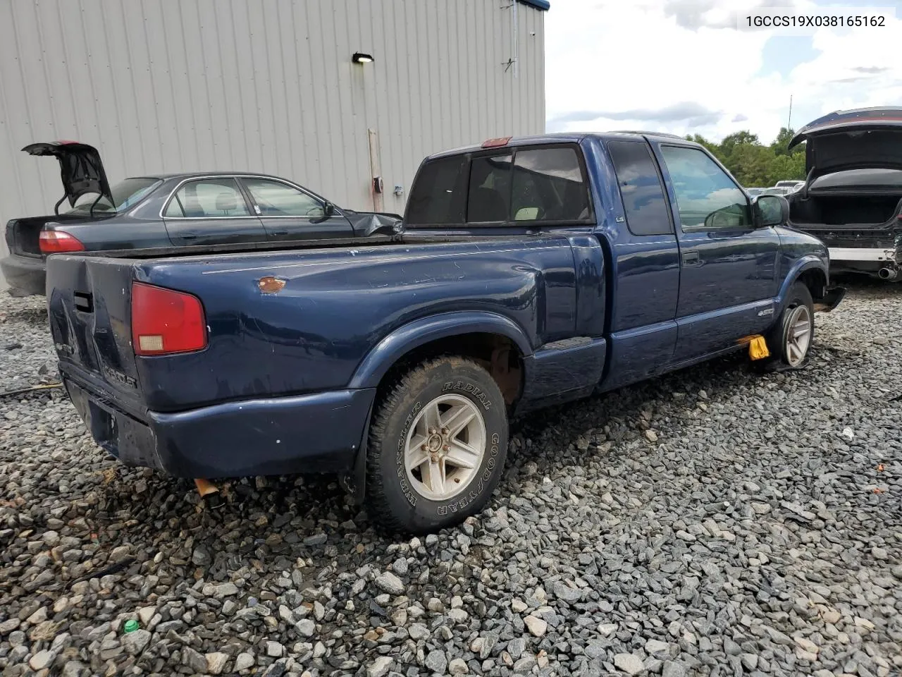 2003 Chevrolet S Truck S10 VIN: 1GCCS19X038165162 Lot: 61918484