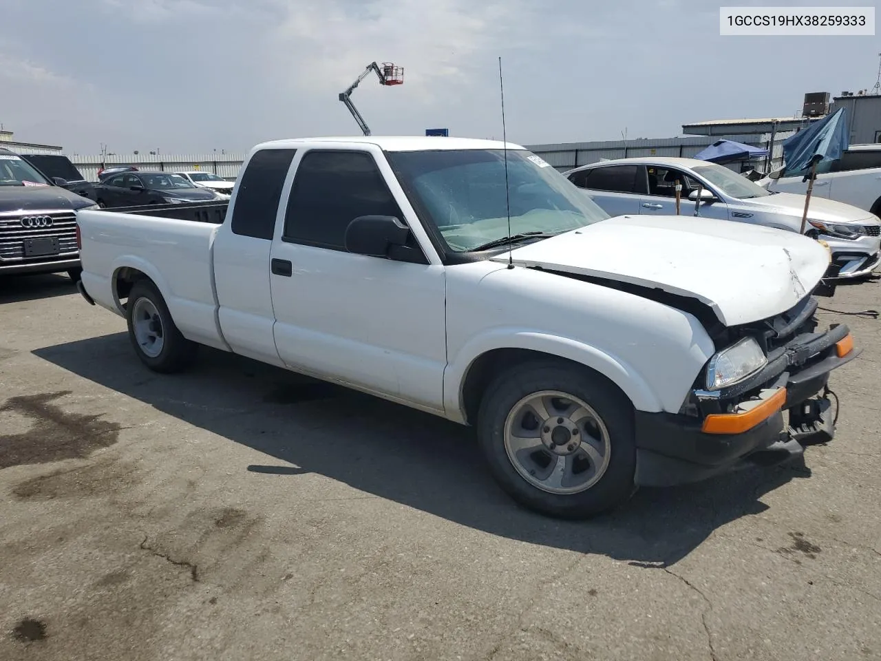 2003 Chevrolet S Truck S10 VIN: 1GCCS19HX38259333 Lot: 65435984