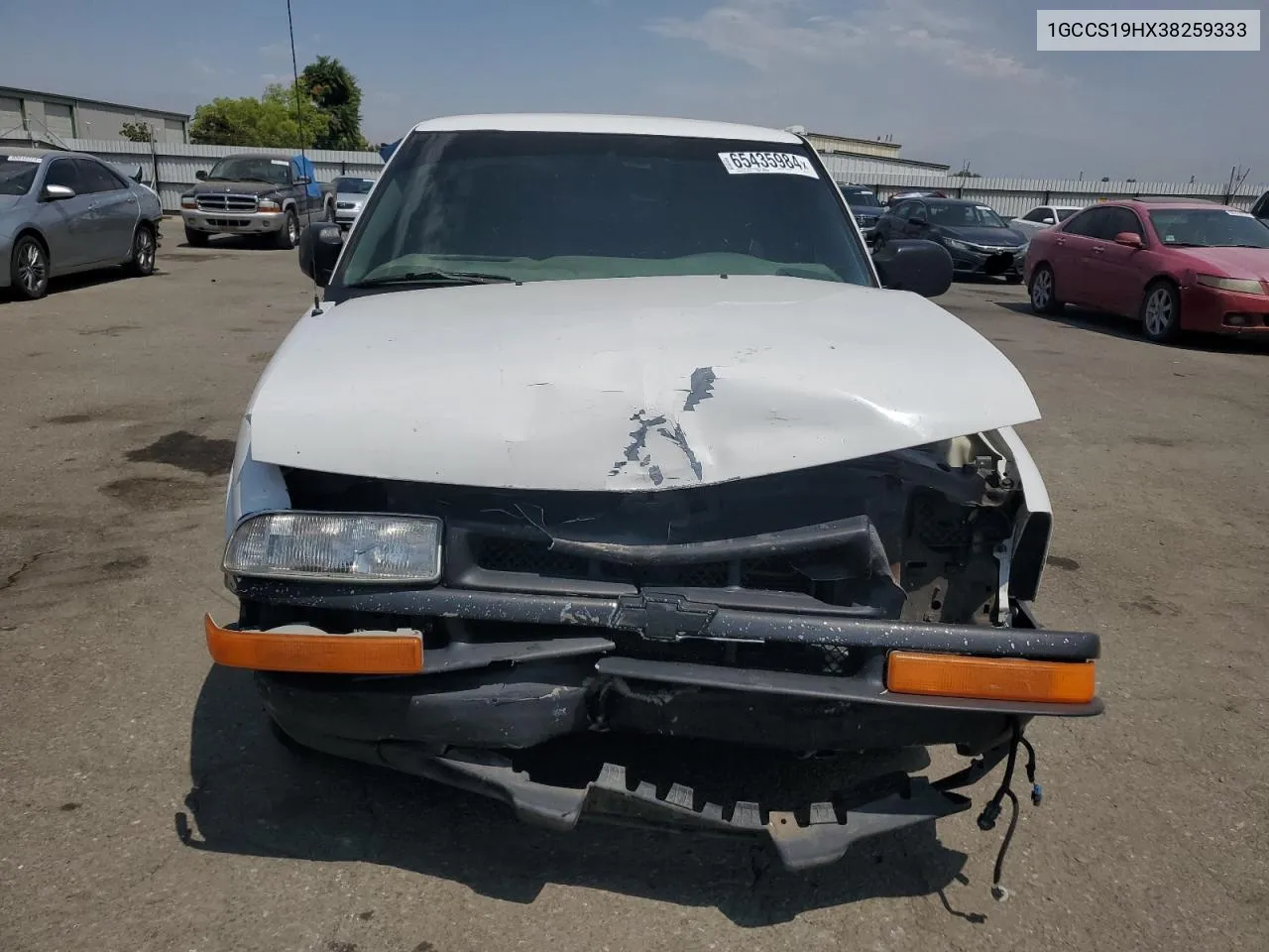 2003 Chevrolet S Truck S10 VIN: 1GCCS19HX38259333 Lot: 65435984