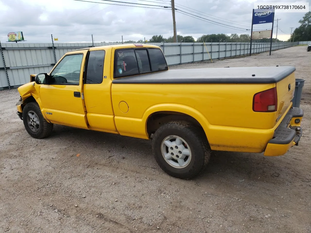 2003 Chevrolet S Truck S10 VIN: 1GCDT19X738170604 Lot: 71738764