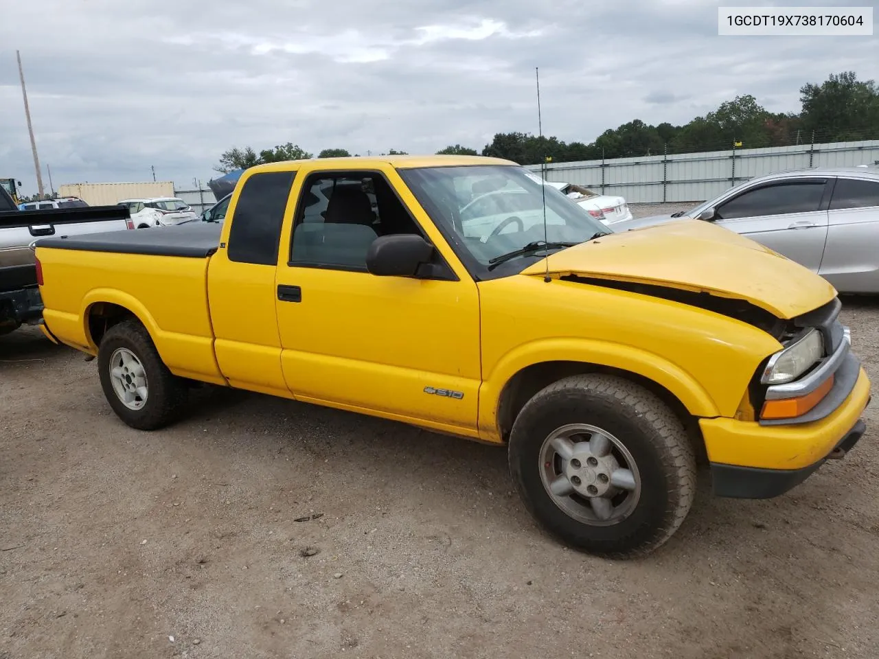 2003 Chevrolet S Truck S10 VIN: 1GCDT19X738170604 Lot: 71738764