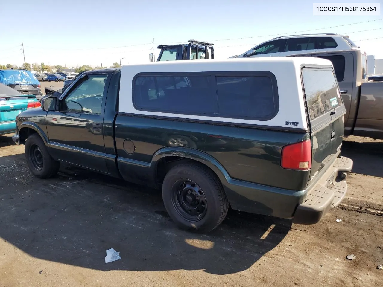 2003 Chevrolet S Truck S10 VIN: 1GCCS14H538175864 Lot: 75446664