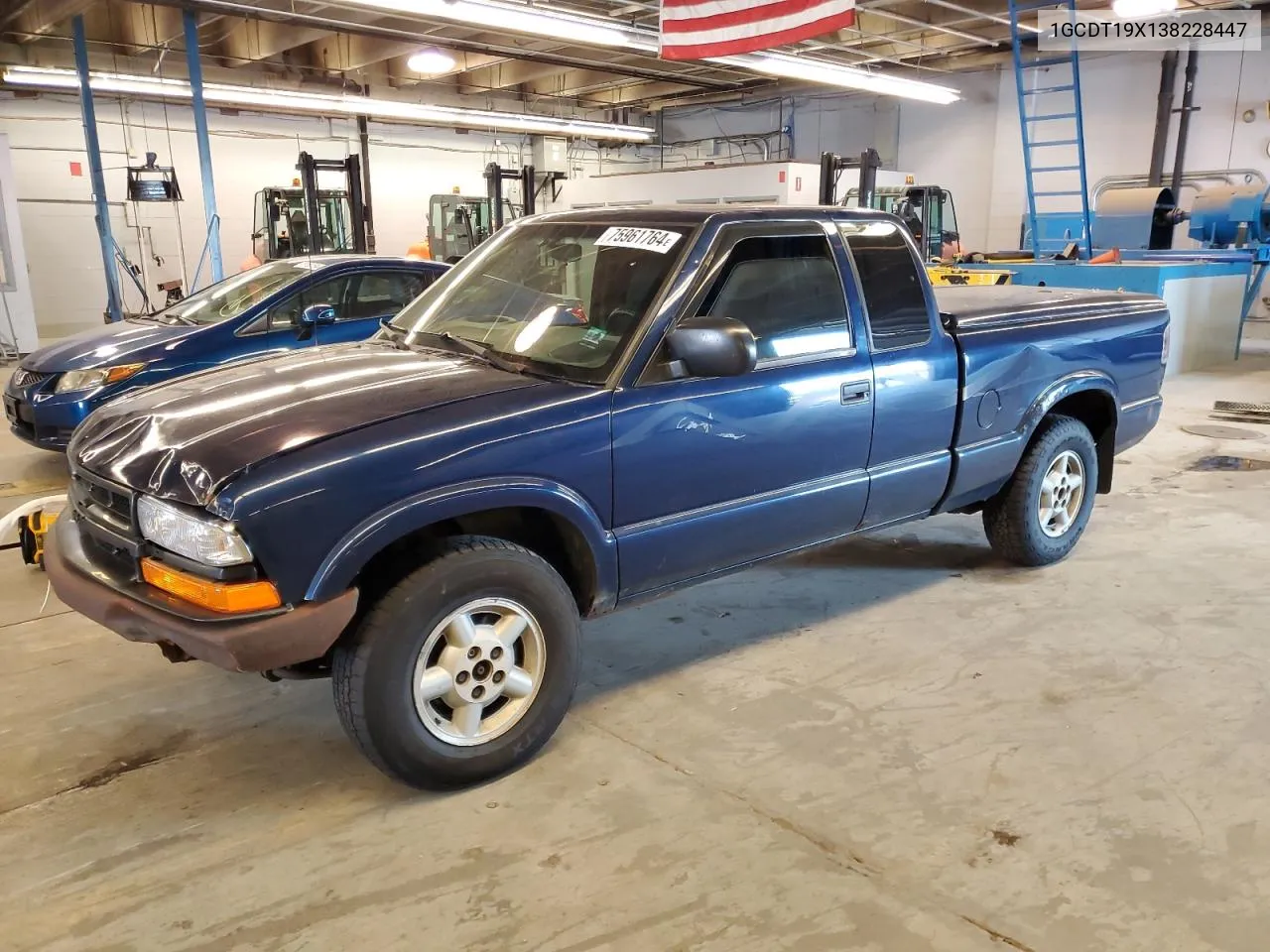 2003 Chevrolet S Truck S10 VIN: 1GCDT19X138228447 Lot: 75961764