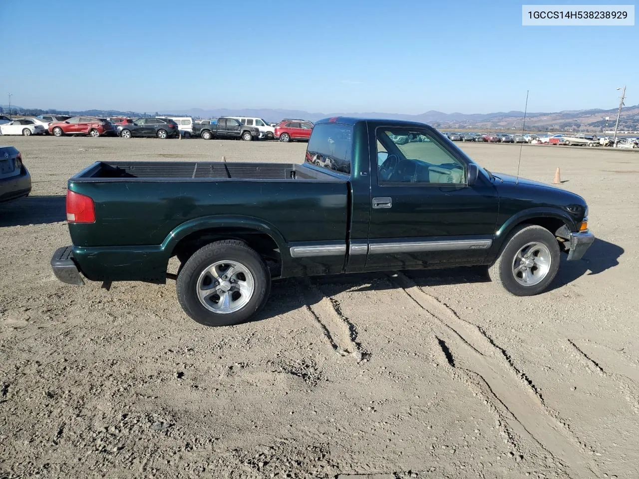 2003 Chevrolet S Truck S10 VIN: 1GCCS14H538238929 Lot: 77004664