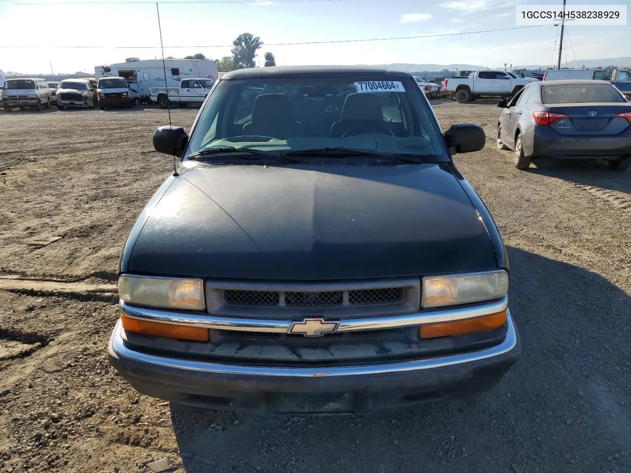 2003 Chevrolet S Truck S10 VIN: 1GCCS14H538238929 Lot: 77004664