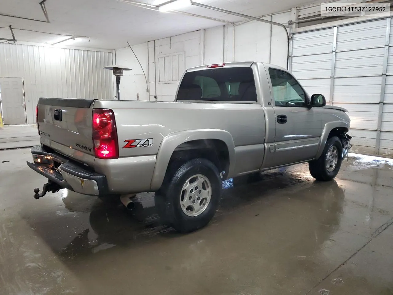 2003 Chevrolet Silverado K1500 VIN: 1GCEK14T53Z127952 Lot: 78029914