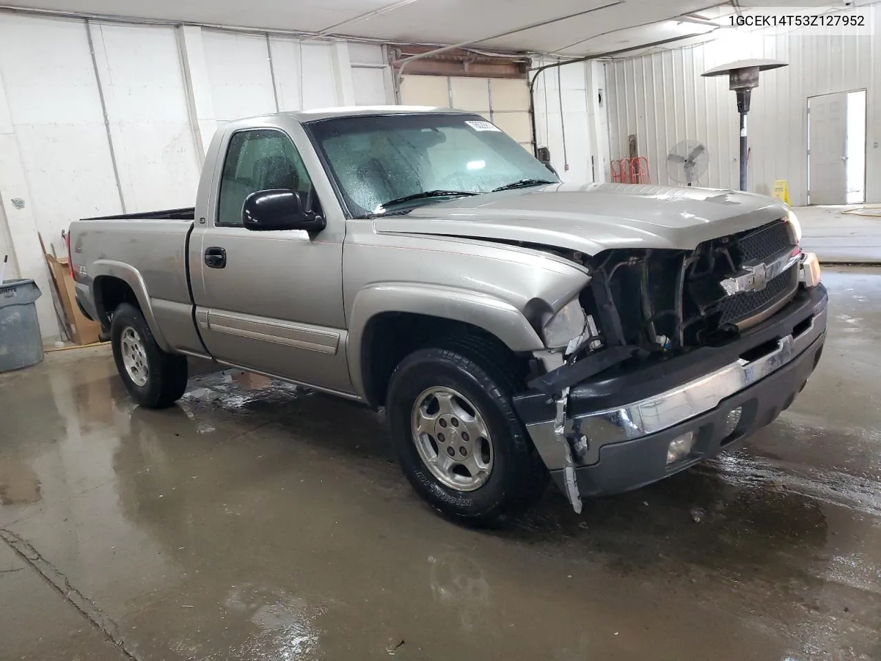 2003 Chevrolet Silverado K1500 VIN: 1GCEK14T53Z127952 Lot: 78029914