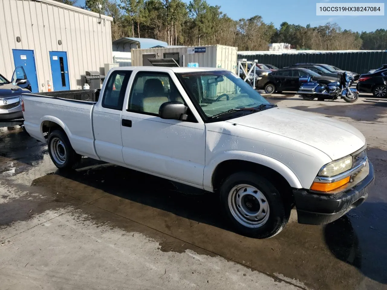 2003 Chevrolet S Truck S10 VIN: 1GCCS19HX38247084 Lot: 78210044