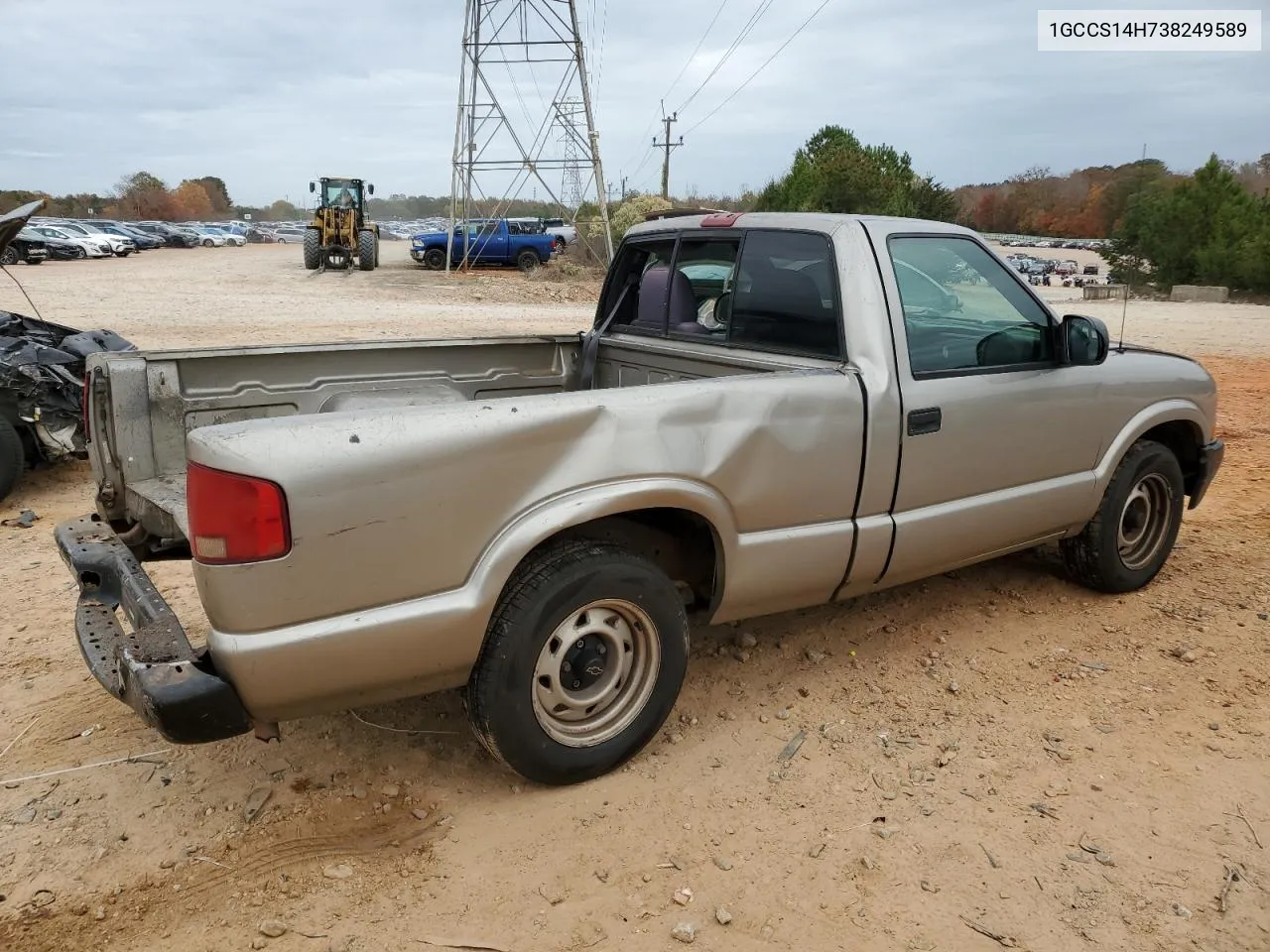 2003 Chevrolet S Truck S10 VIN: 1GCCS14H738249589 Lot: 78395474