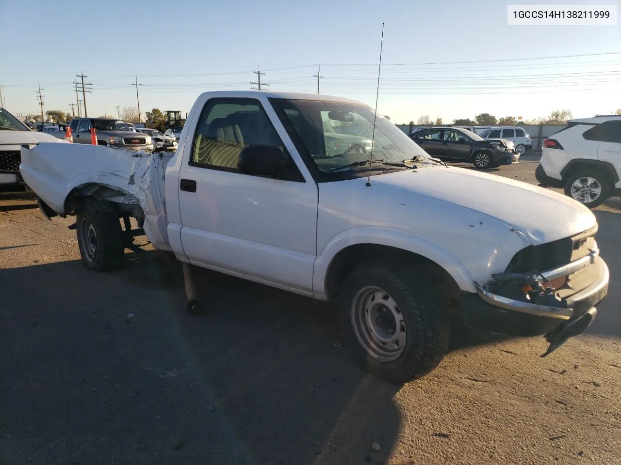 2003 Chevrolet S Truck S10 VIN: 1GCCS14H138211999 Lot: 78478214