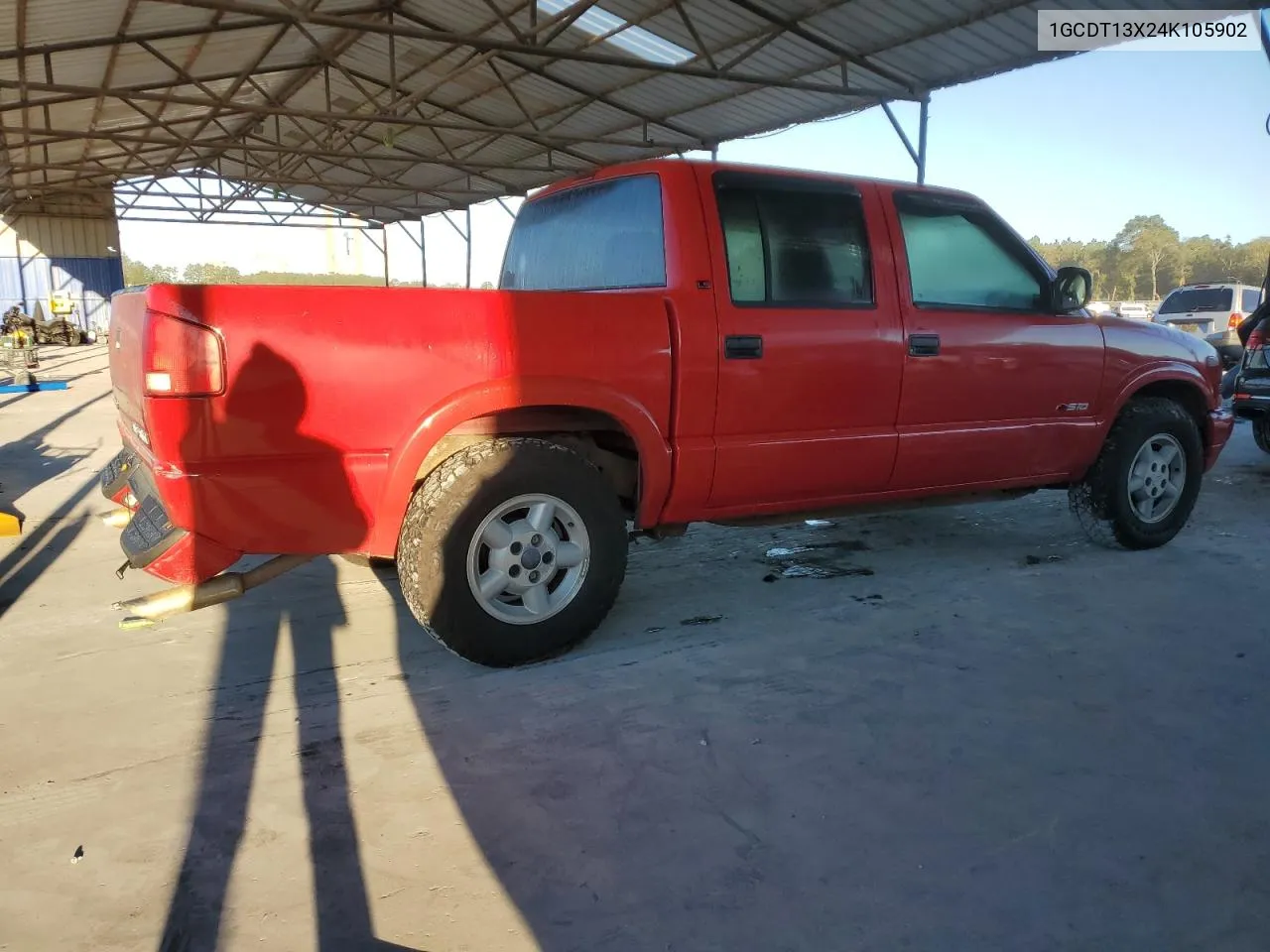 2004 Chevrolet S Truck S10 VIN: 1GCDT13X24K105902 Lot: 74472704