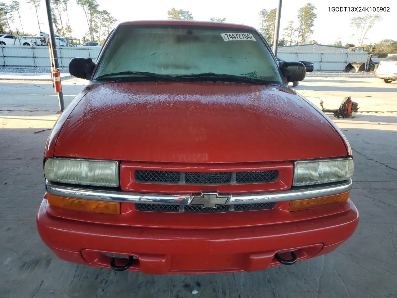 2004 Chevrolet S Truck S10 VIN: 1GCDT13X24K105902 Lot: 74472704