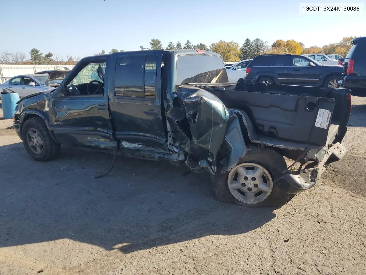 2004 Chevrolet S Truck S10 VIN: 1GCDT13X24K130086 Lot: 77305864