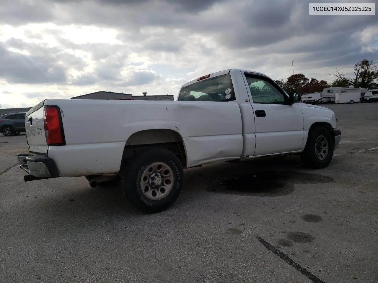 2005 Chevrolet Silverado C1500 VIN: 1GCEC14X05Z225225 Lot: 77517404