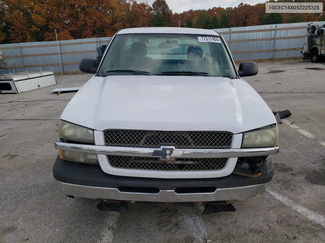 2005 Chevrolet Silverado C1500 VIN: 1GCEC14X05Z225225 Lot: 77517404