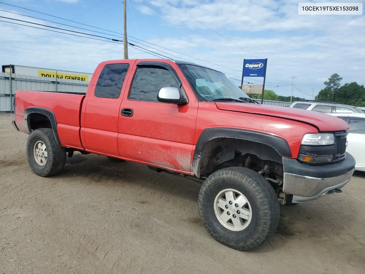 1999 Chevrolet Silverado K1500 VIN: 1GCEK19T5XE153098 Lot: 51516364