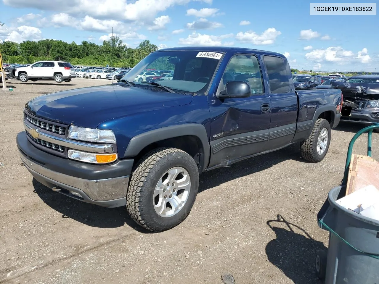 1999 Chevrolet Silverado K1500 VIN: 1GCEK19T0XE183822 Lot: 61698564