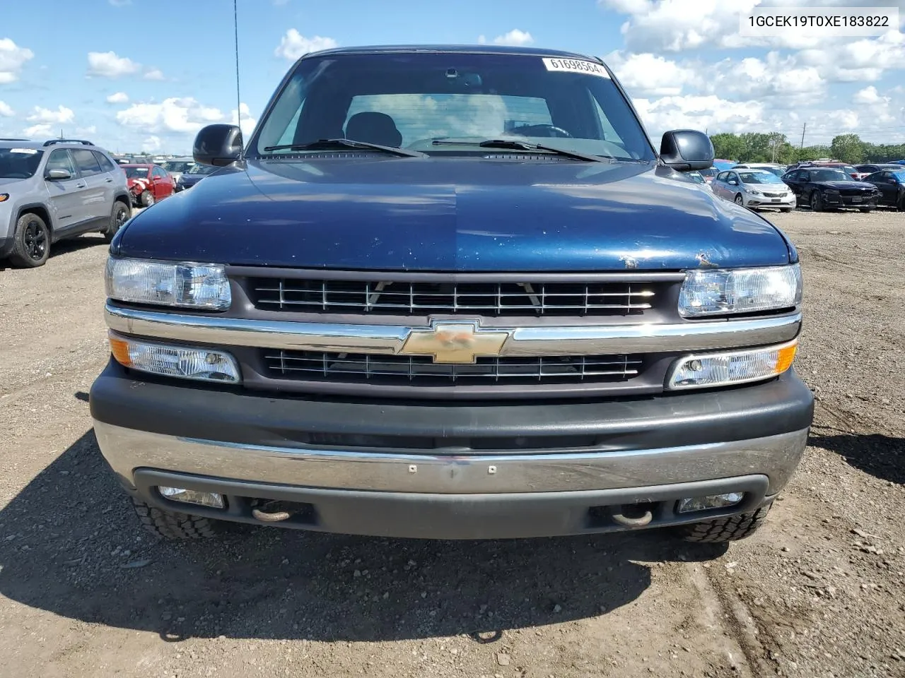 1999 Chevrolet Silverado K1500 VIN: 1GCEK19T0XE183822 Lot: 61698564