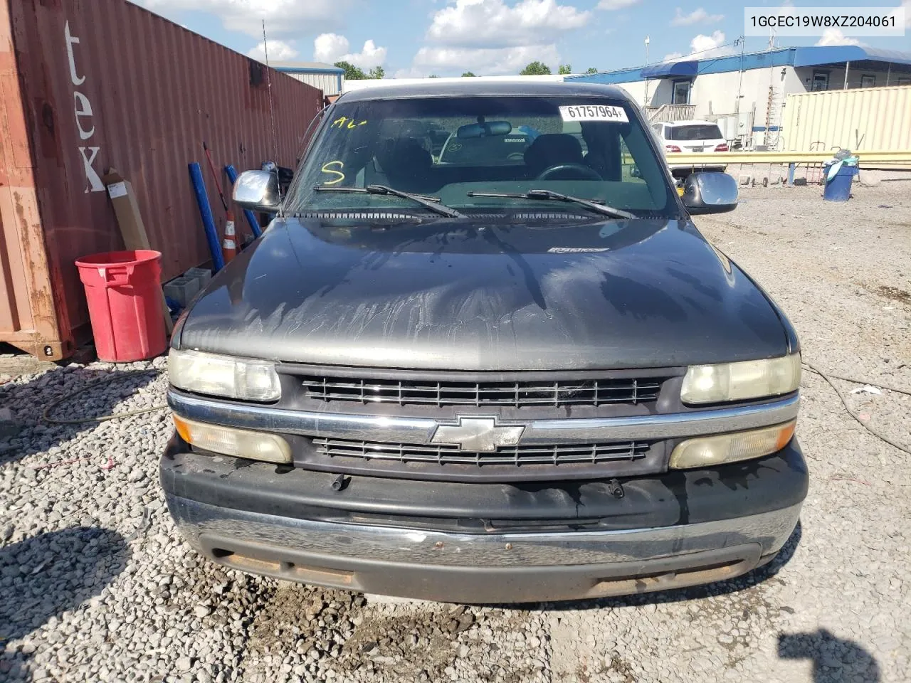 1999 Chevrolet Silverado C1500 VIN: 1GCEC19W8XZ204061 Lot: 61757964