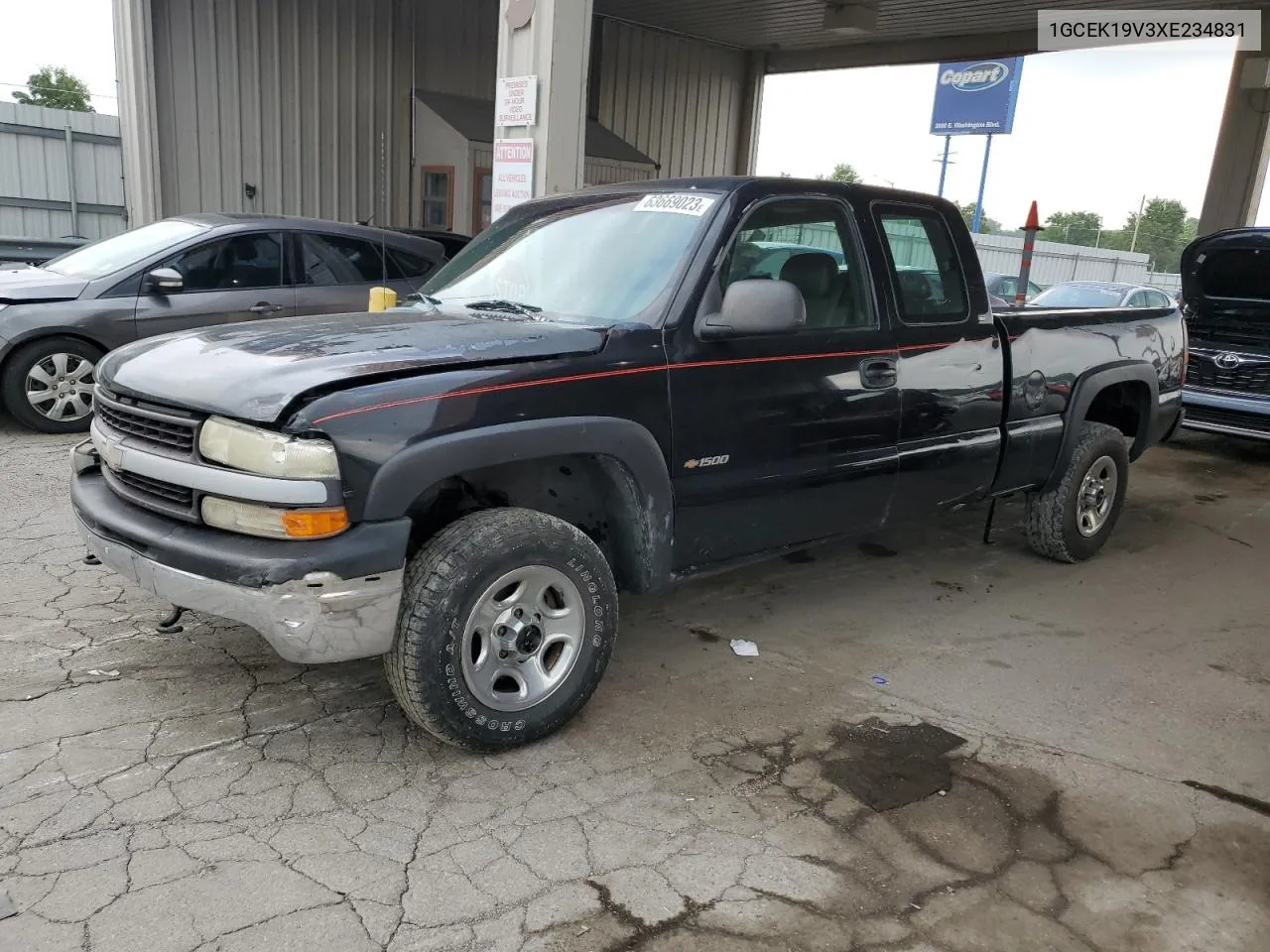 1999 Chevrolet Silverado K1500 VIN: 1GCEK19V3XE234831 Lot: 63669023