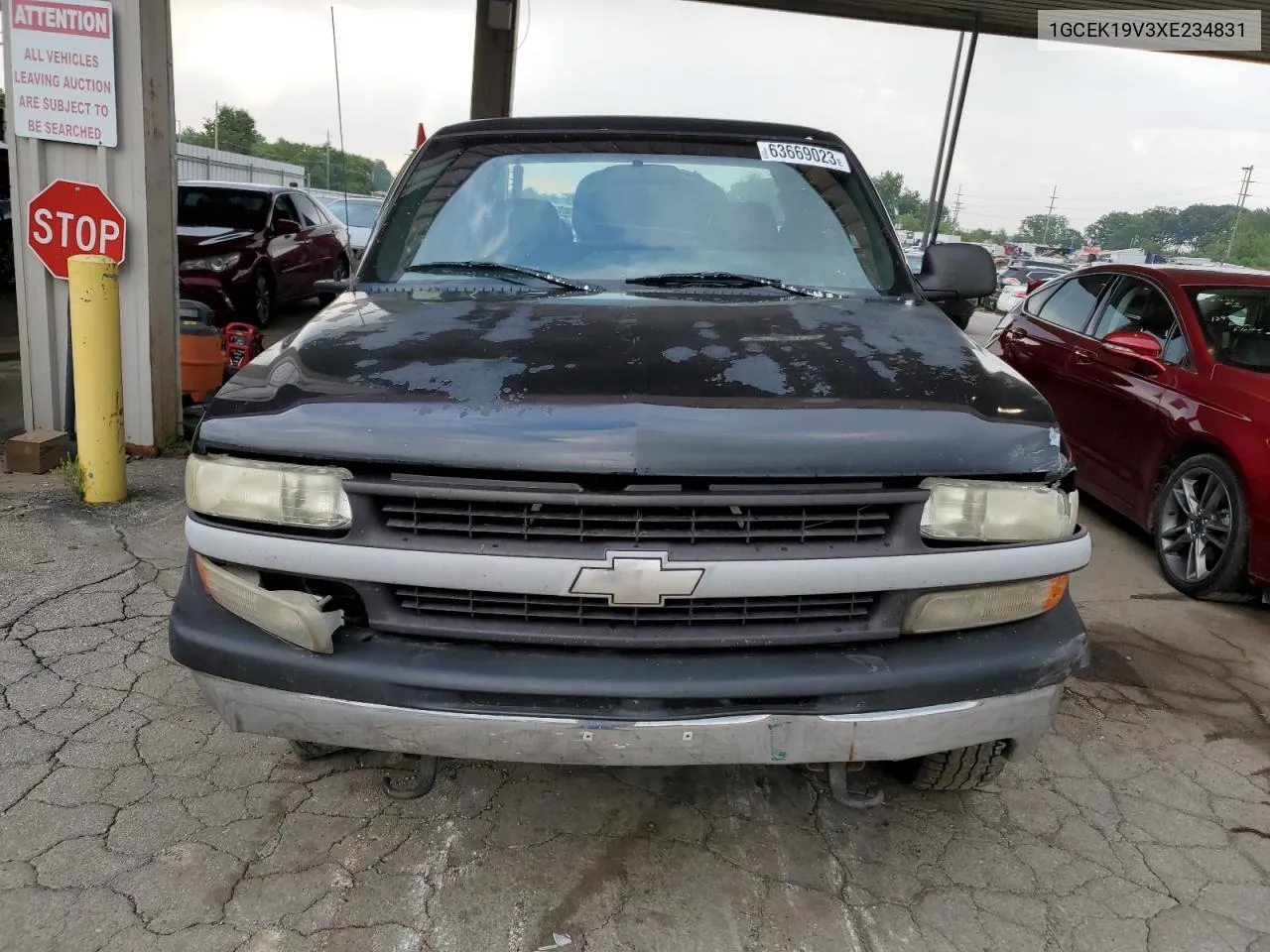 1999 Chevrolet Silverado K1500 VIN: 1GCEK19V3XE234831 Lot: 63669023