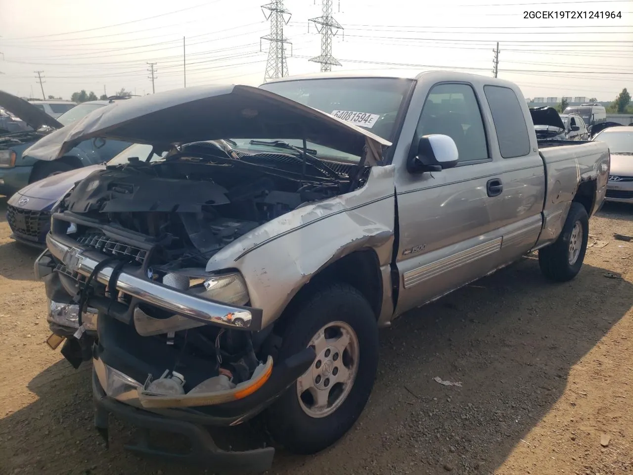 1999 Chevrolet Silverado K1500 VIN: 2GCEK19T2X1241964 Lot: 64081594