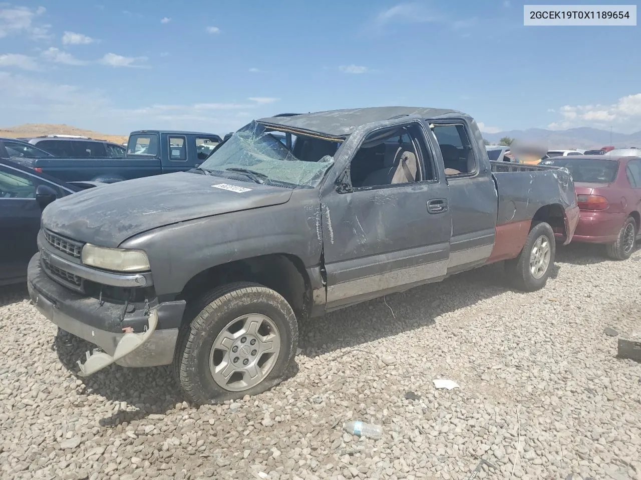 1999 Chevrolet Silverado K1500 VIN: 2GCEK19T0X1189654 Lot: 66281074