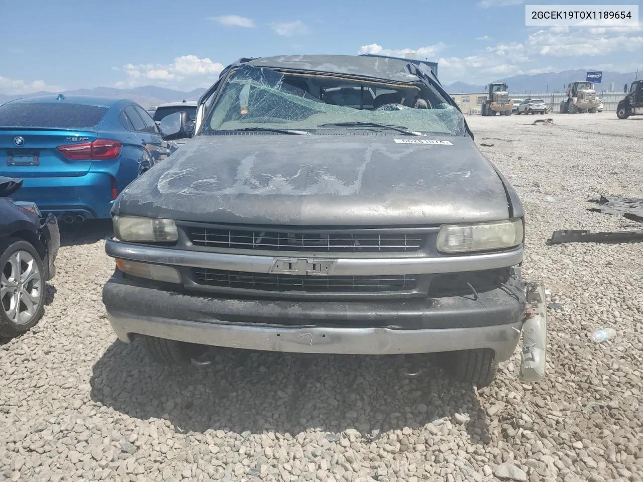 1999 Chevrolet Silverado K1500 VIN: 2GCEK19T0X1189654 Lot: 66281074