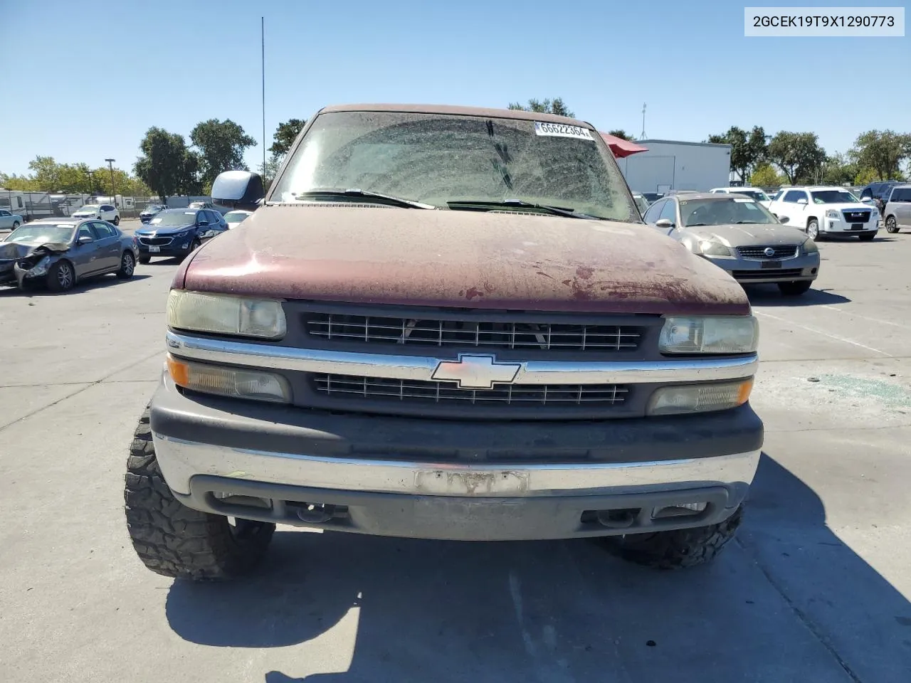 1999 Chevrolet Silverado K1500 VIN: 2GCEK19T9X1290773 Lot: 66622364