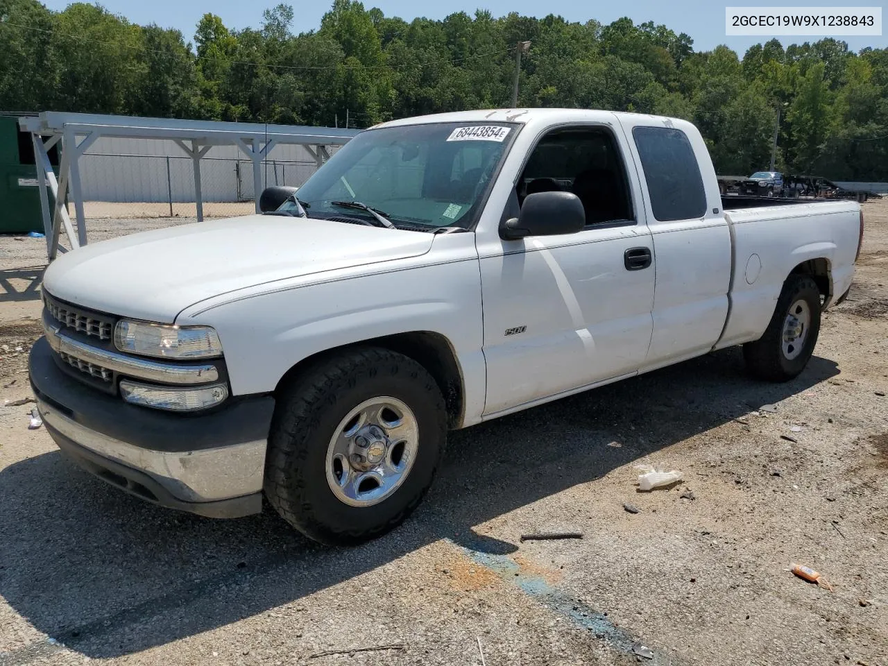 1999 Chevrolet Silverado C1500 VIN: 2GCEC19W9X1238843 Lot: 68443854