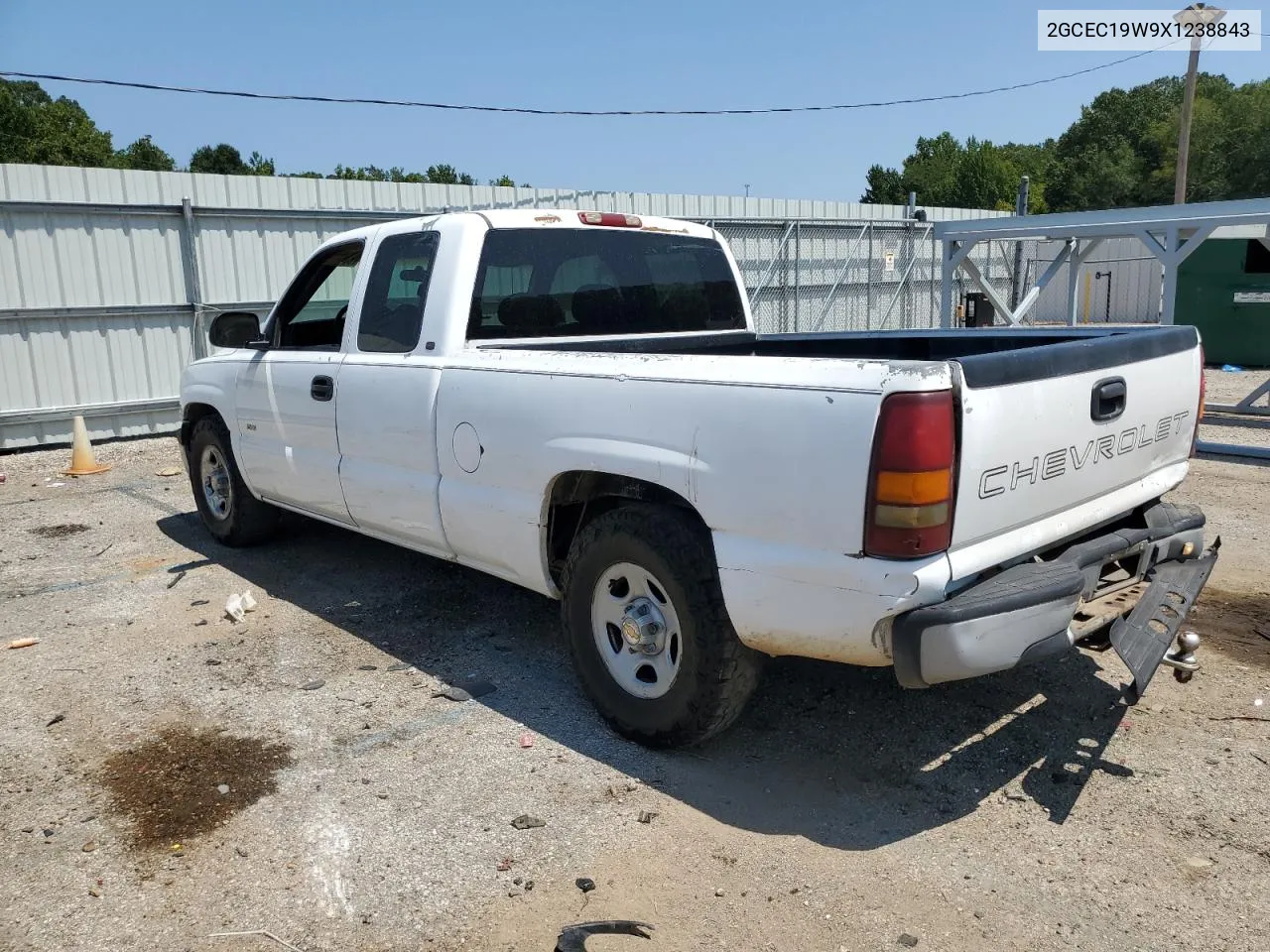 1999 Chevrolet Silverado C1500 VIN: 2GCEC19W9X1238843 Lot: 68443854