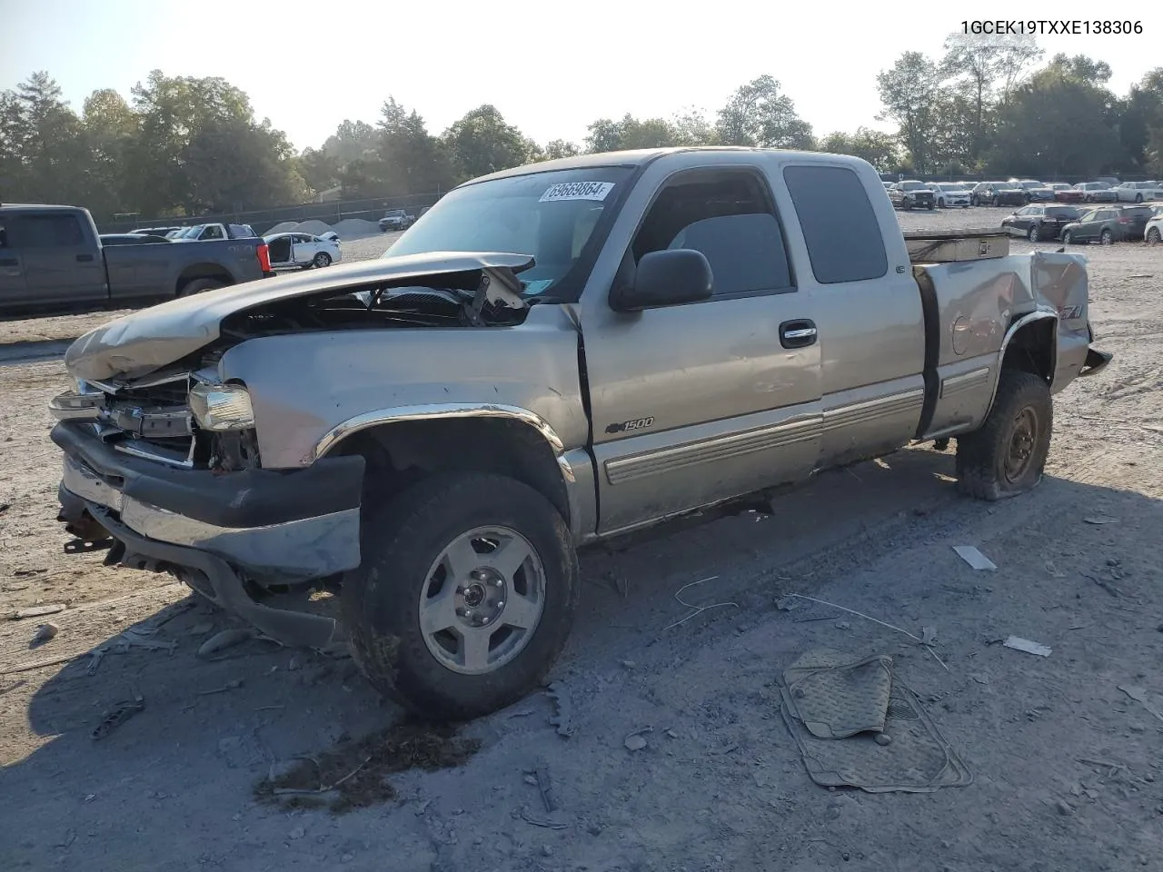 1999 Chevrolet Silverado K1500 VIN: 1GCEK19TXXE138306 Lot: 69669864